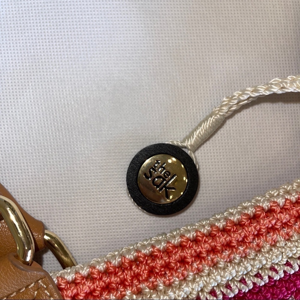 The sak crafted classics hand-Crochet carry-All riviera crochet BOHO bag - Picture 7 of 8